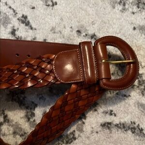 Vintage COACH leather belt brown British Tan